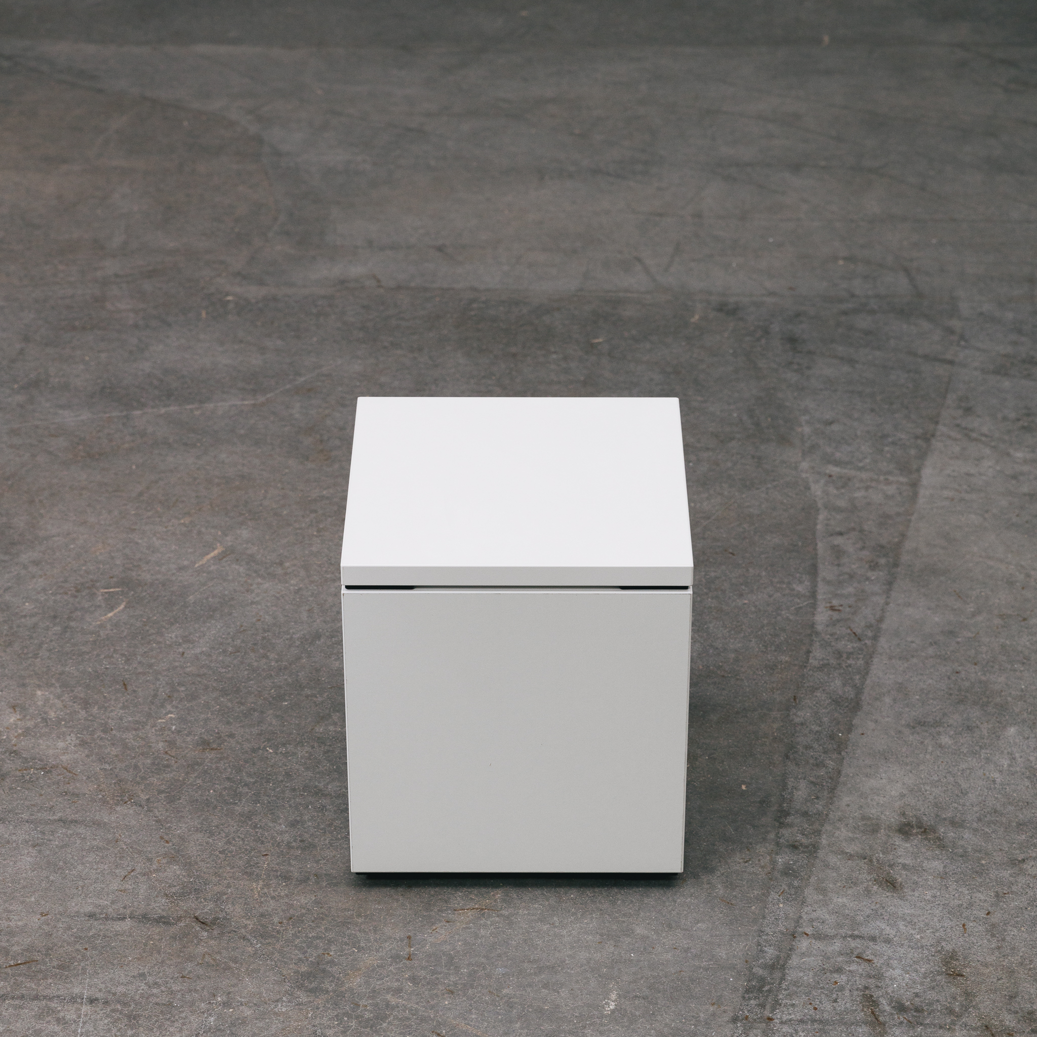 Beistelltisch Cube, weiß