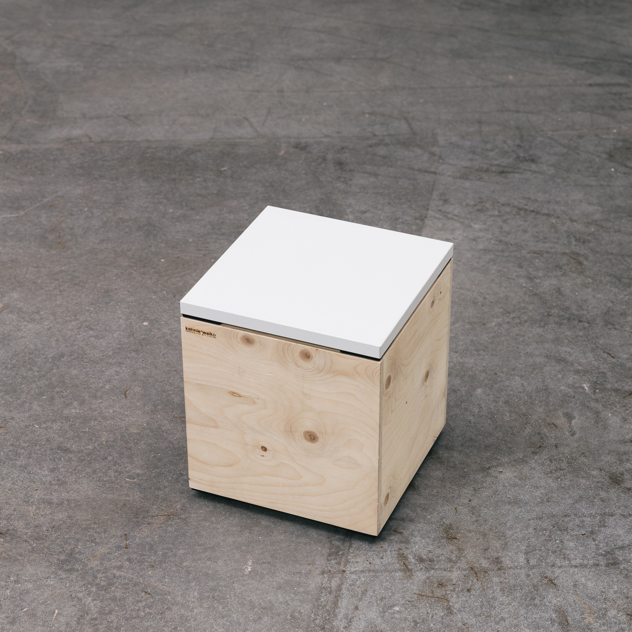 Beistelltisch Cube, natur